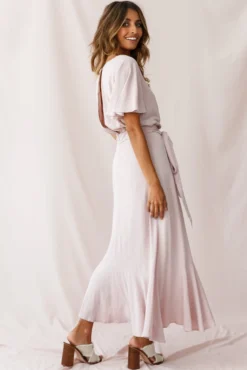 Friday Surplice Neckline Front Split Maxi Dress Mauve 8 Friday Surplice Neckline Front Split Maxi Dress Mauve -Cheap Dress Store 190123 sl12469 62433b mauve