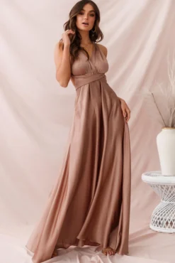 Ariana Multiway Maxi Dress Mocha -Cheap Dress Store 23688b09 mocha 2