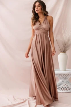 Ariana Multiway Maxi Dress Mocha -Cheap Dress Store 23688b09 mocha 3