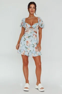 Sweet Romance Cut-Out Mini Dress Blue 11 Sweet Romance Cut-Out Mini Dress Blue -Cheap Dress Store 63244JC08 20BLUE 6