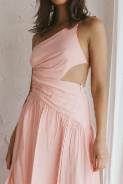 Destination Open Back Midi Dress Blush 9 Destination Open Back Midi Dress Blush -Cheap Dress Store 63749D 20BLUSH 4