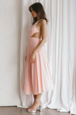 Destination Open Back Midi Dress Blush 11 Destination Open Back Midi Dress Blush -Cheap Dress Store 63749D 20BLUSH 6