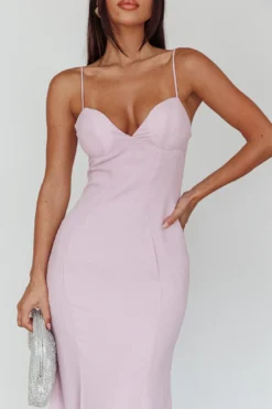 Dreaming Of Paris Bodycon Mermaid Maxi Dress Lilac -Cheap Dress Store 64142BLILAC 4