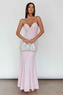 Dreaming Of Paris Bodycon Mermaid Maxi Dress Lilac -Cheap Dress Store 64142BLILAC 6