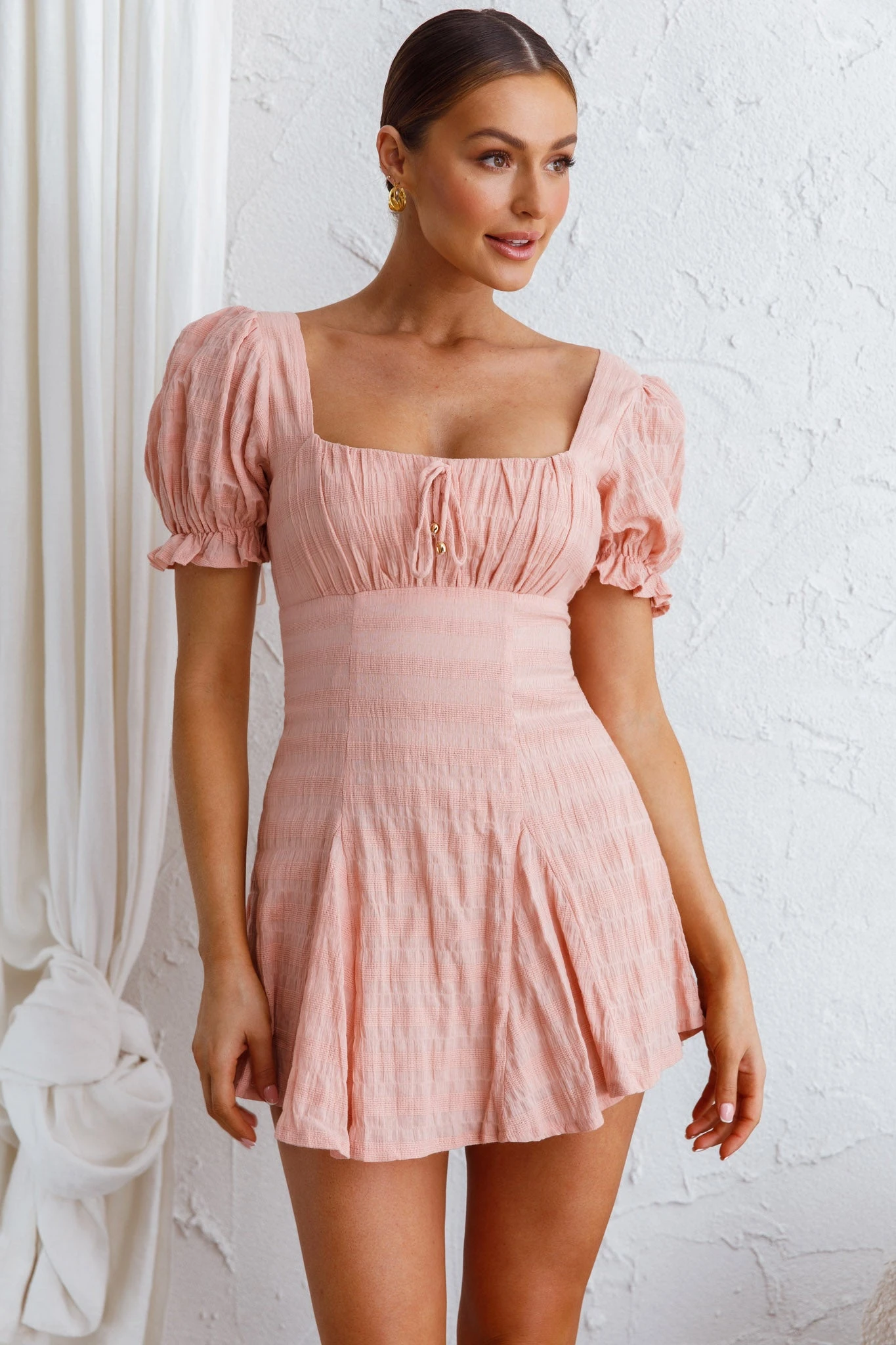 Promise Keepers Puff Sleeve Mini Dress Sienna 4 Promise Keepers Puff Sleeve Mini Dress Sienna - Image 4