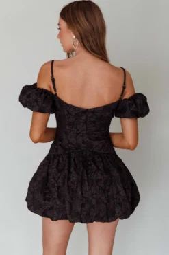 Mon Bebe Drop Waist Mini Dress Black -Cheap Dress Store SLID5616BLACK 3