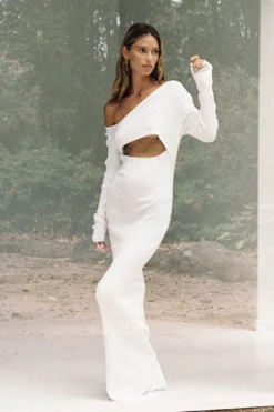 SNDYS Aurora Maxi Dress White -Cheap Dress Store SLSFD740 20WHITE 4