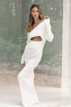 SNDYS Aurora Maxi Dress White -Cheap Dress Store SLSFD740 20WHITE 5