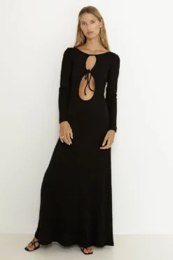 SNDYS Tallulah Maxi Dress Black -Cheap Dress Store SLSFD745 20BLACK 4