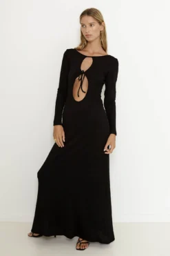 SNDYS Tallulah Maxi Dress Black -Cheap Dress Store SLSFD745 20BLACK 7