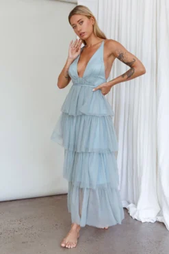 Auguste Tiered Frill Midi Dress Sage Green 12 Auguste Tiered Frill Midi Dress Sage Green -Cheap Dress Store ST3407D01 20SAGE 20GREEN 6