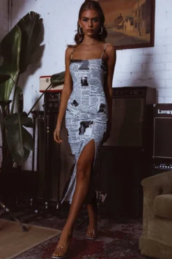 Comme Ci, Comme Ca Strapless Midi Dress White -Cheap Dress Store ST3651D 20WHITE 1