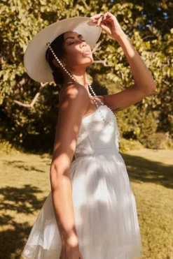 Always & Forever High-Low Midi Dress White -Cheap Dress Store ST3738DWHITE 3