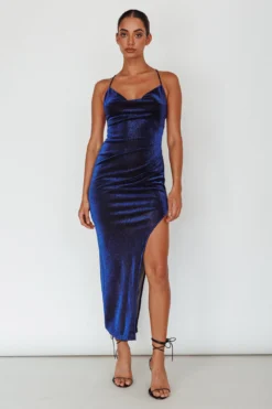 Moonstone Side Split Strappy Back Midi Dress Blue 11 Moonstone Side Split Strappy Back Midi Dress Blue -Cheap Dress Store ST3854H 20BLUE 5