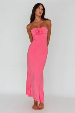 Ibiza Sunset Bust Flower Midi Dress Hot Pink 13 Ibiza Sunset Bust Flower Midi Dress Hot Pink -Cheap Dress Store ST3865H01 20HOT 20PINK 6