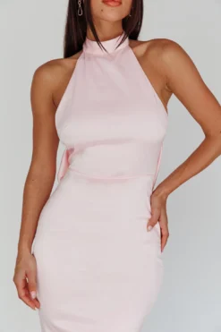 Fifth Avenue Bow Back Maxi Dress Baby Pink 10 Fifth Avenue Bow Back Maxi Dress Baby Pink -Cheap Dress Store ST3929D 20BABY 20PINK 4