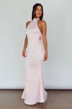 Fifth Avenue Bow Back Maxi Dress Baby Pink 11 Fifth Avenue Bow Back Maxi Dress Baby Pink -Cheap Dress Store ST3929D 20BABY 20PINK 5